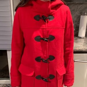 Red Pea Coat